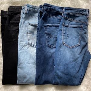 American Eagle Jeans pack of 4 10L